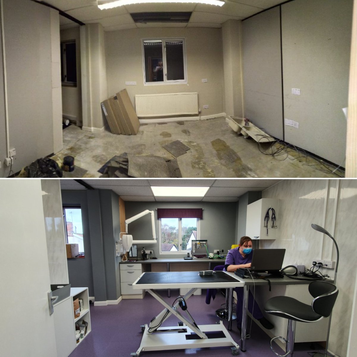 What amazing progress! 🤩
This is our beautiful new clinic; upstairs at Wangford Vets. 
#suffolkexoticvets #newpractice