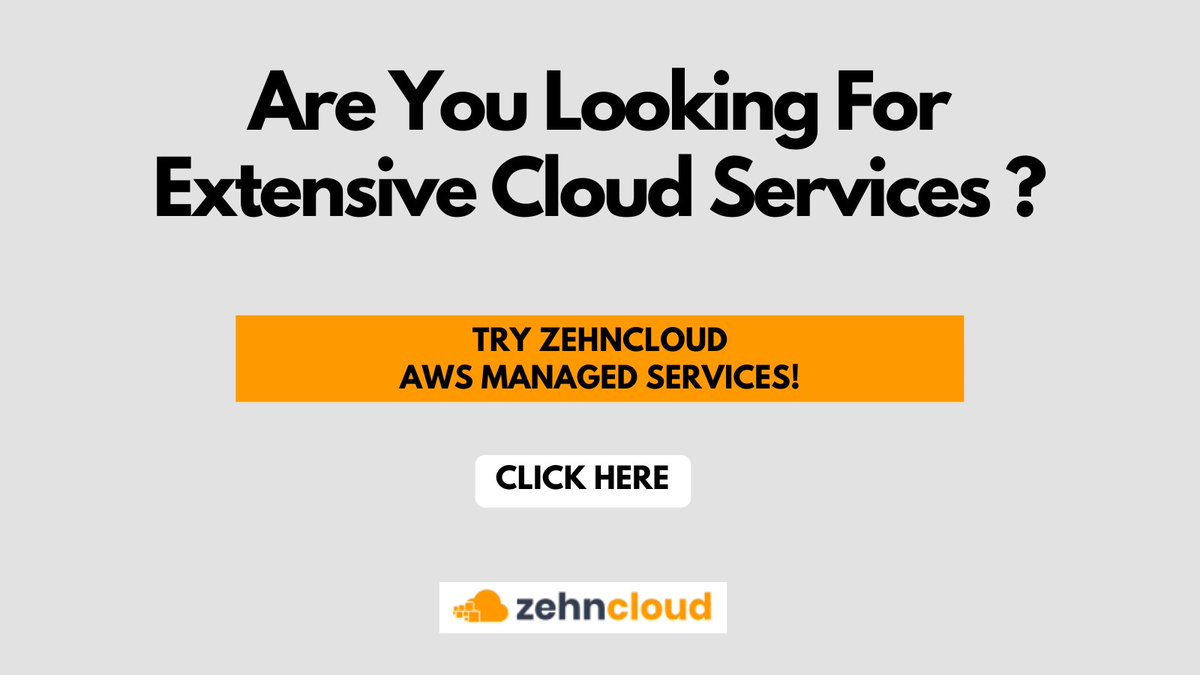 Zehncloud's tweet image. Are you looking for extensive cloud services?

Contact Us Now to Leverage the Most Efficient Cloud Services over the Best Platform. Click Here: zehncloud.com

#awscloudmigration #awscloudsolutions #AWScloudservices #awscloud #zehncloud