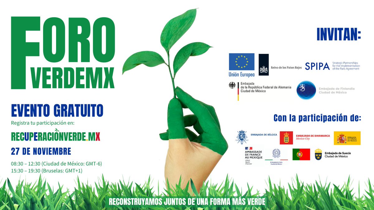 neydimexico's tweet photo. Panel 4 “El rol de los movimientos de activismo ecológico, la ciencia y la concientización pública en el avance de las agendas de clima y biodiversidad”, nos vemos en la sala MANGLAR: https://t.co/NOnr3Cf8ru #ForoVerdeMX https://t.co/zi9BvBjMyQ