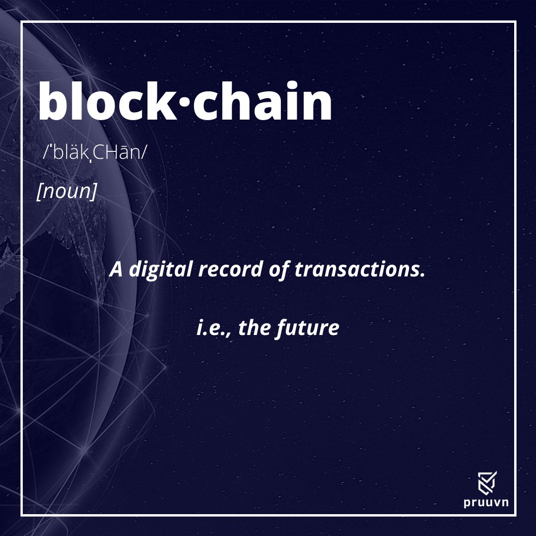 pruuvn's tweet photo. What is Blockchain you ask?  In its simplest term, it can be described as a digital record of transactions. You can store records such as degrees,  licensures, certificates, monetary transactions,  etc.. #pruuvn #pruuvnid #blockchain #Hyperledger #gigworker #gig https://t.co/Z8WcpjjChm