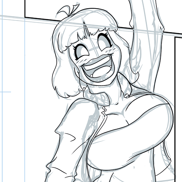 heartrockcomics's tweet photo. Inking the next page of HEART ROCK TITAN. #tapascomicschat #WebtoonCanvas #animexx #webcomic #comicart #WIP #makingcomics https://t.co/1vwtCLK0PE