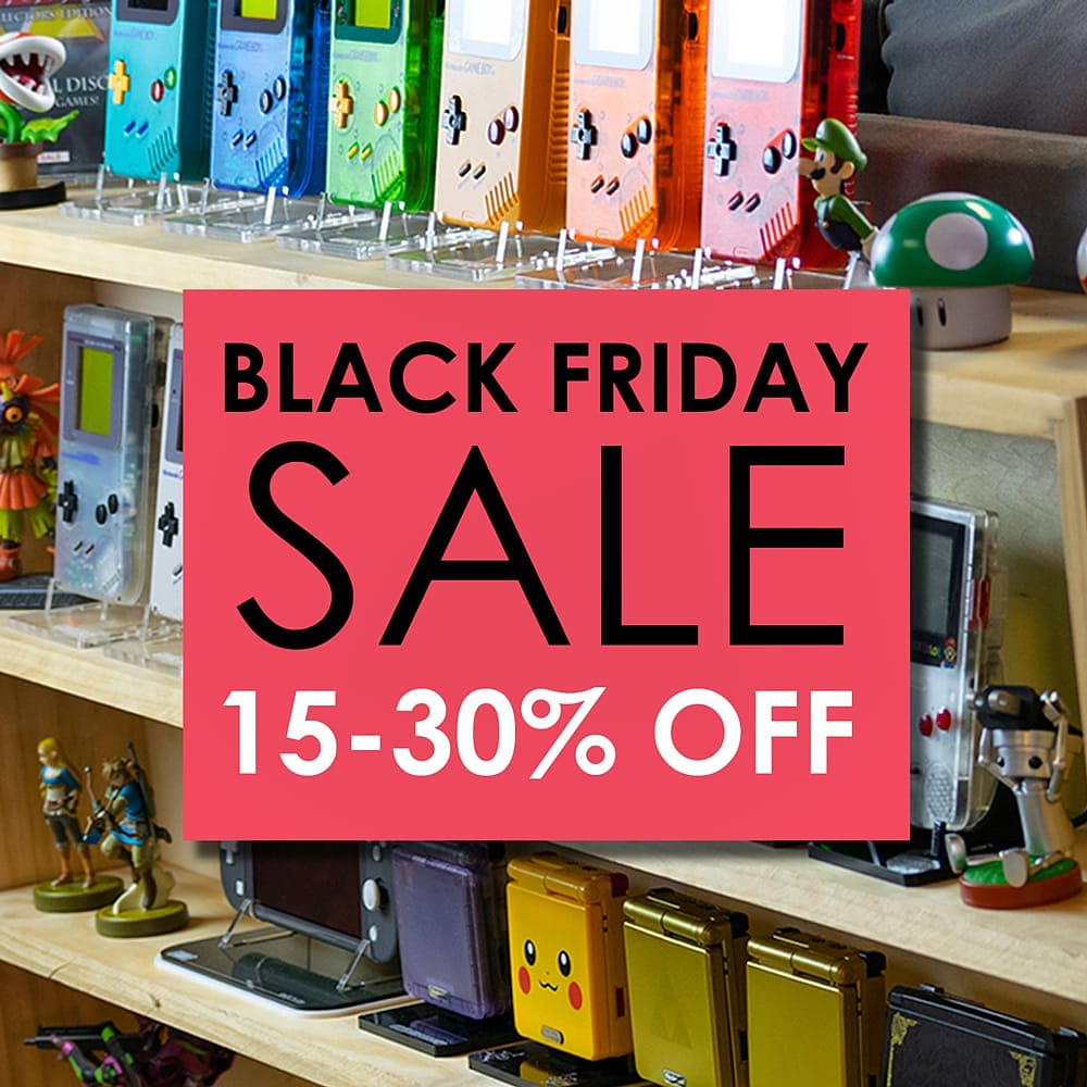 Now through December 1st take 15 to 30% off everything in the store! https://t.co/Nghy64NUQZ
#gaming #retrogaming #nintendo #nintendolife #gamerlife #videogames #videogamecollection #gameandwatch #games #Switch #gameboy #snes #geek #geek #gameroom #gamer #ps5 #retrogamer #nerd https://t.co/8Epou5imqf