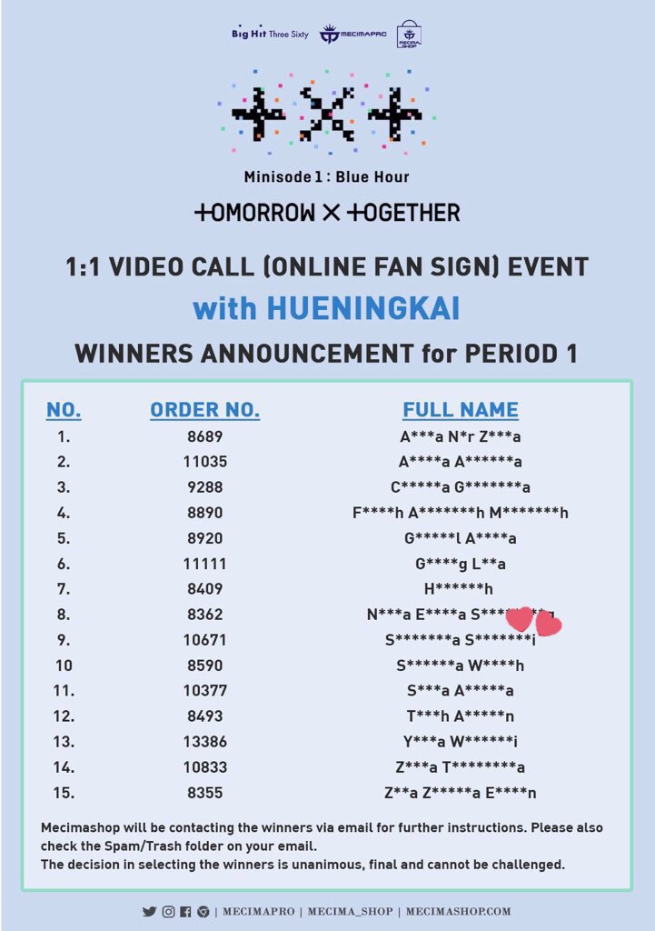 salsa ࣪𖤐 (@soobinbbang) on Twitter photo ‼️GIVEAWAY‼️
Karena hari ini soobin minhyuk selca dan alhamdulillah kemarin gue menang fansign jadi gue mau GA 1 album only minisode, 1 id card taehyun, 1 pc umjs taehyun jadi totalnya ada 3 pemenang
CARANYA RT & LIKE TWEET INI GUE PICK RANDOM
<a href="/TXT_members/">TOMORROW X TOGETHER</a> <a href="/TXT_bighit/">TXT OFFICIAL</a> ‼️GIVEAWAY‼️
Karena hari ini soobin minhyuk selca dan alhamdulillah kemarin gue menang fansign jadi gue mau GA 1 album only minisode, 1 id card taehyun, 1 pc umjs taehyun jadi totalnya ada 3 pemenang
CARANYA RT & LIKE TWEET INI GUE PICK RANDOM
<a href="/TXT_members/">TOMORROW X TOGETHER</a> <a href="/TXT_bighit/">TXT OFFICIAL</a>