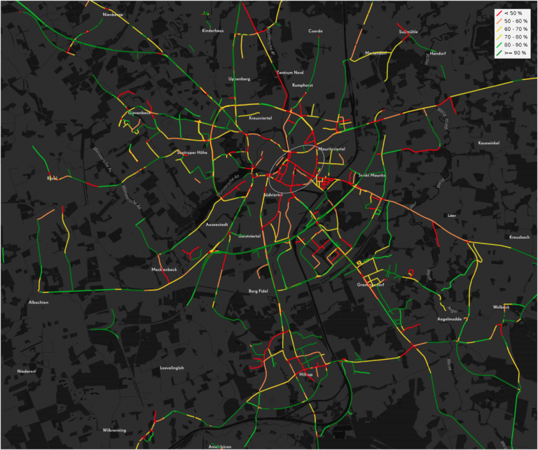 FiveTwoN's tweet photo. Hot Spot Analysis of Floating Car Data - helping to optimize traffic flow by identifying CO2 emission hot spots. Check out  the methodology used and the results of work done in our #CITRAM project. 
https://t.co/PWkYED2Ij7 https://t.co/xVfeY5129h
