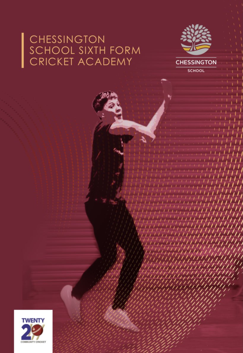 CS_SportDept's tweet photo. Chessington Launch sixth form academy- Interested? Contact tgraham@chessington.kingston.sch.uk #cricket #CricketNation #sixthform ⁦@chessington_sch⁩ ⁦@ChessingtonCC⁩ ⁦@T20CricketCo⁩ ⁦@TheCricketerMag⁩ ⁦@SurreyCricketFd⁩ ⁦@surreycricket⁩ https://t.co/ydPJpCJFea