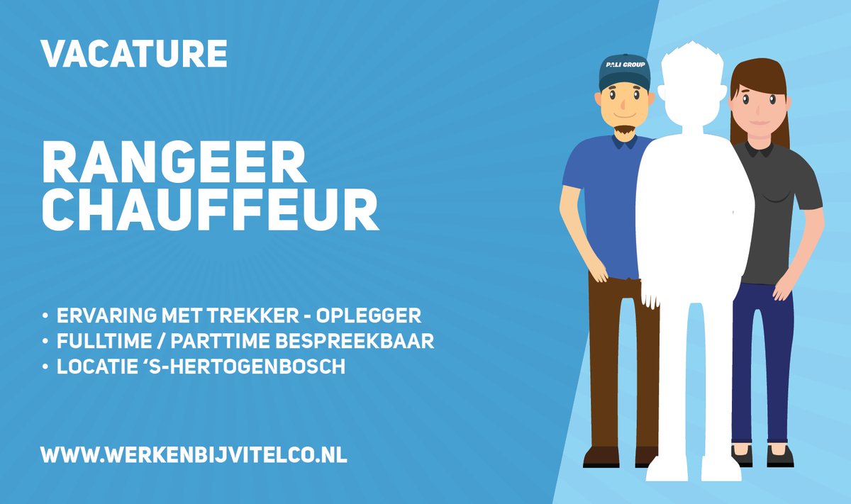 Voor de afdeling Transport zijn wij opzoek naar een Rangeerchauffeur.

Geïnteresseerd? Bekijk de vacature op onze website: bit.ly/33Duxus

#vacature #rangeerchauffeur #chauffeur #wijzoekenjou #collegagezocht