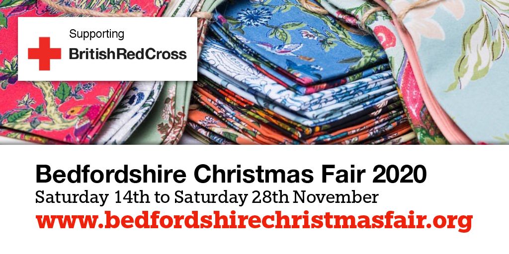 Just one more day to go!  Don't miss out on a wide range of lovely, unique gifts and the chance to support independent makers and producers. Visit bedfordshirechristmasfair.org now!

#BedfordshireChristmasFair2020 #ChristmasFair #Christmas #RedCross #Charity <a href="/BritishRedCross/">British Red Cross 🧡</a>