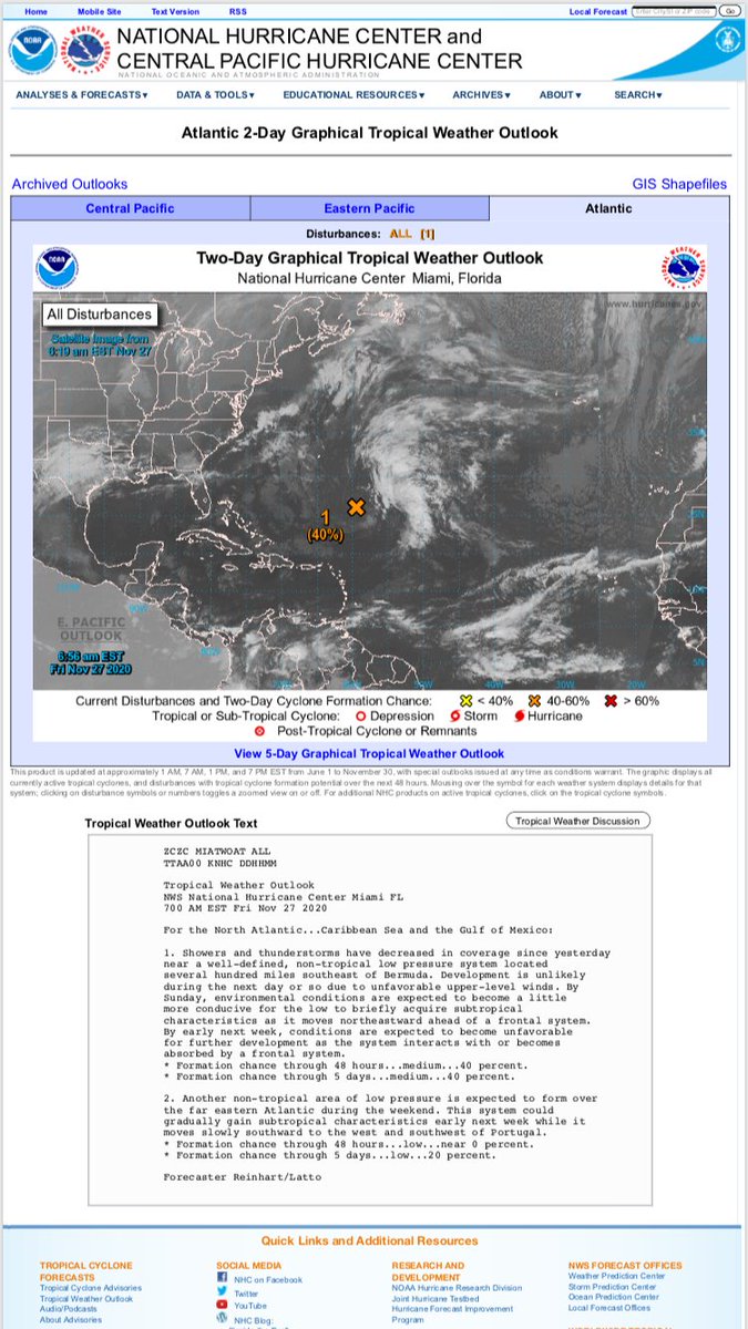 Heads Up: Potential Tropical Storm or Hurricane!
•@NHC_Atlantic
•#NHC
•#Hurricane
•#TropicalStorm
•#Atlantic
•#Bermuda
•#Portugal https://t.co/I3t7gQEYcs