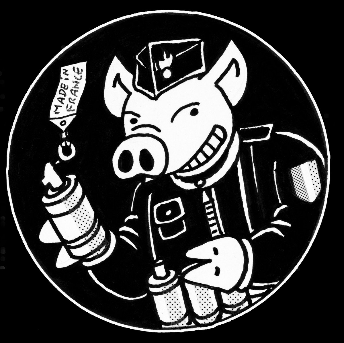 Alright folks, over the next few weeks we'll be sharing with you a load of the artwork for the new album. Each song has its own piece, all created by the mighty Eric Tapage. Here's no.1 -  'Mercenaries'. 🖤🖤🖤