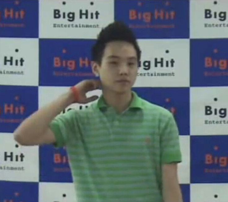 suga decided to audition for BH Ent. He had seen a flyer promoting a rap audition HIT IT and felt that he should give it a try. He had to rap to 1 beat out of 4.Although he didn't win he ended up 2nd place and become as a trainee in 2010 with Namjoon and Hobi.