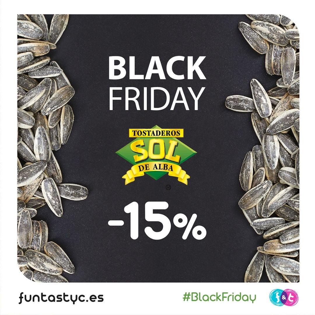 ¡Aprovecha el #BlackFriday! 📣 Potaje, X-Korn, Pipas Dakota, Pipas Granaínas… 😋 ¡con 15% de descuento! 😱 En funtastyc 👉🏻 mtr.cool/xuydizgwgk Desde hoy y hasta el 30 de noviembre. 😉 ¡Corre a por tu producto favorito! 🤩