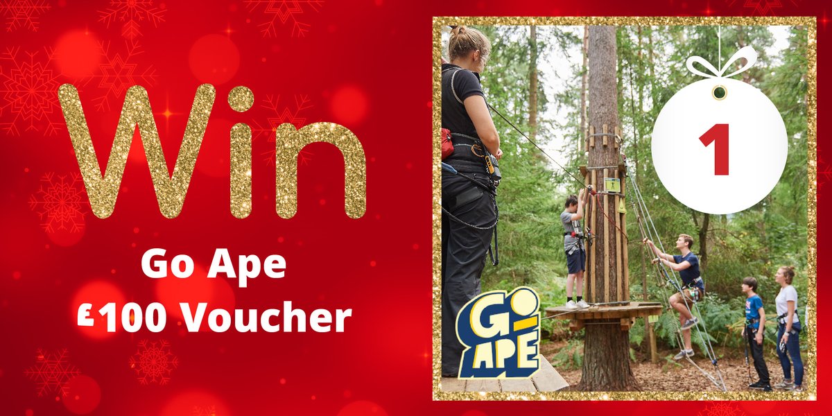 TheTouristTrail's tweet image. 🎁 Day 1 of our #TTTAdvent Christmas Giveaway is here!

WIN! £100 voucher redeemable at any @GoApeTribe site.

To enter:
🎄 Follow @TheTouristTrail
🎄 RT this post
🎄 Visit bit.ly/TTTAdventDay1 for 2 more ways to enter!

 #adventcalendar #giveaway #competition
