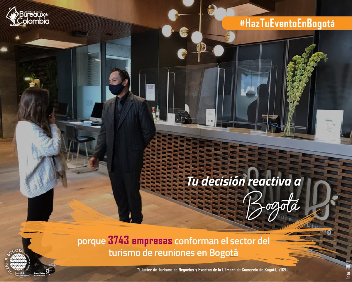 orgullobogota1's tweet photo. Los empresarios bogotanos están listos para hacer de tu evento una experiencia inolvidable y tienen productos de altísima calidad para ofrecerte. Ven y prueba en #Bogotá nuestras famosas catas de café, de chocolate, de cervezas artesanales y de aguardiente🤤

#HazTuEventoEnBogotá https://t.co/rYlZHz0jnY