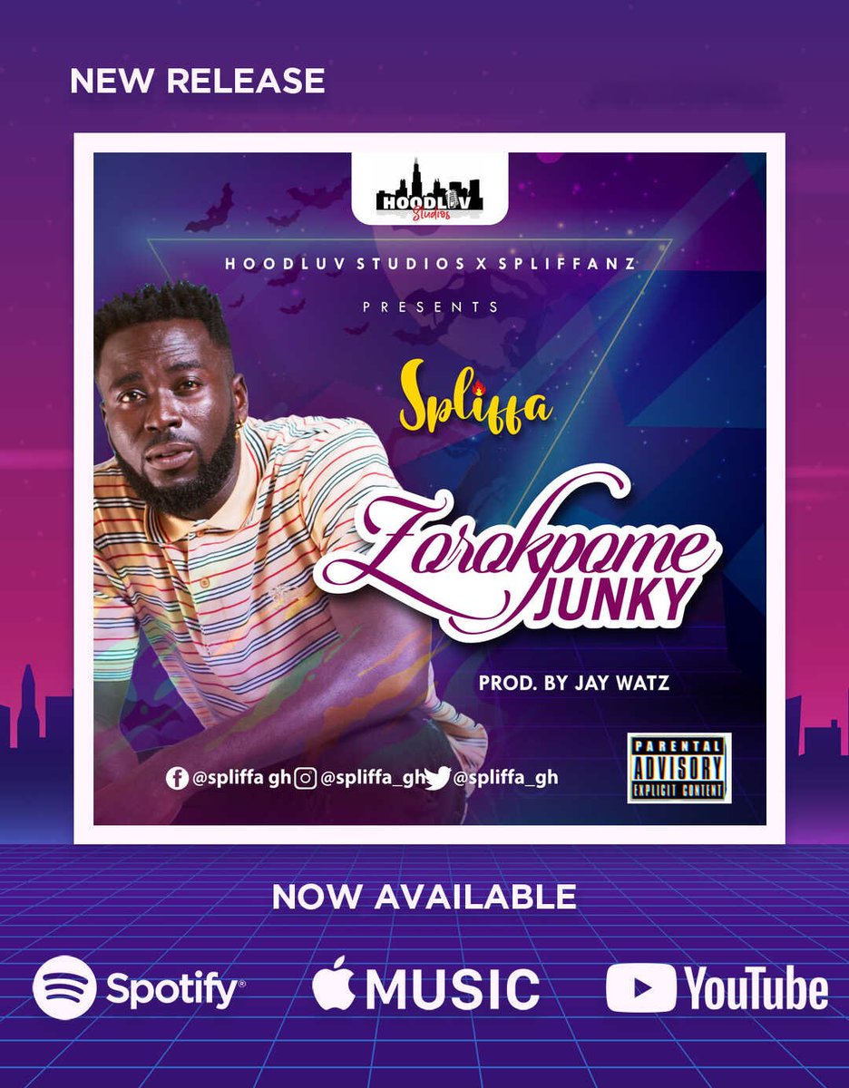 OfficialSpliffa's tweet photo. My debut single titled #ZorokpomeJunky is LIVE NOW🚨🔥🔥🚀
Available on all music stream platforms worldwide. Link - https://t.co/0pSqFV0O5c
#SpliffaDella #NewMusicFriday https://t.co/H0XMCuqqmu