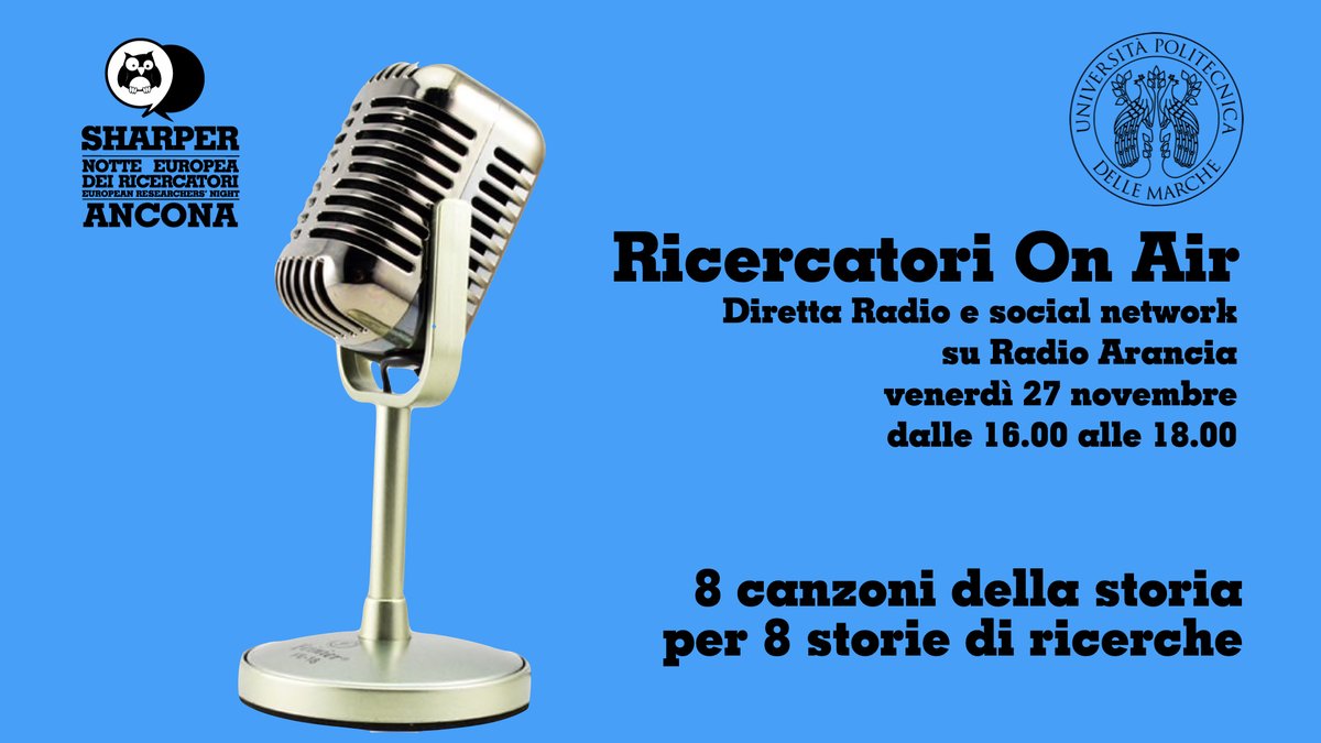 AdswimProject's tweet photo. November 27. #theEuropeanResearchNight #SharperNight with @UnivPoliMarche #adswim researchers Federico Girolametti and Matteo Fanelli on @RadioArancia talking about marine pollution, purification plants, monitoring of industrial emissions. Thanks to prof. Anna Annibaldi, great! https://t.co/98LjdoH969