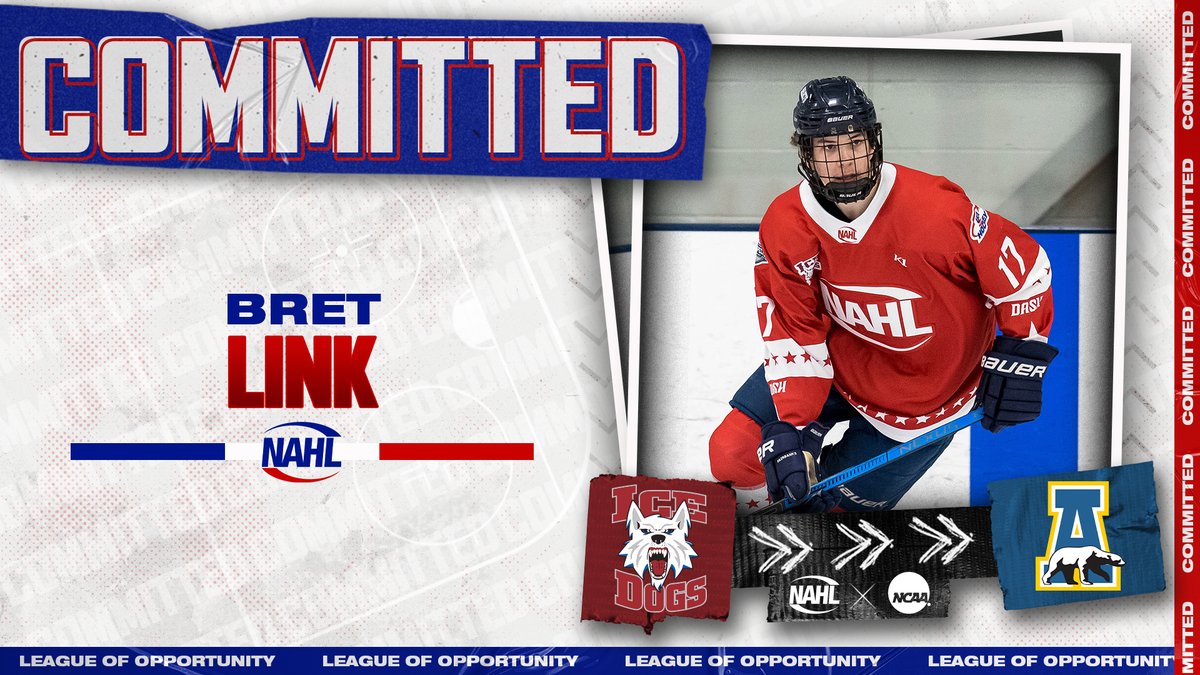 #NAHL Commitment Alert: <a href="/fbx_IceDogs/">Fairbanks Ice Dogs</a> #TopProspects forward and <a href="/NAPHL/">NAPHL</a> grad Bret Link (<a href="/bretlink5/">bret link</a>) has committed to play NCAA Division 1 <a href="/collegehockey/">College Hockey Inc.</a> for <a href="/NanooksHockey/">Alaska Hockey</a> in <a href="/WCHA_MHockey/">WCHA Men's Hockey</a> #LadderofDevelopment nahl.com/news/story.cfm…