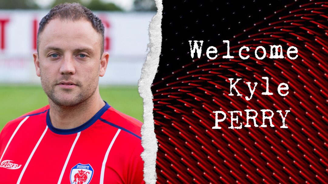 🚨NEW SIGNING KLAXON🚨

✍️Experienced forward Kyle Perry has signed for the Poppies. Ketteing fans will remember Kyle's goals against the Poppies for Coalville Town a couple of seasons ago.

Welcome, Kyle!

#KTFC 🔴⚫️