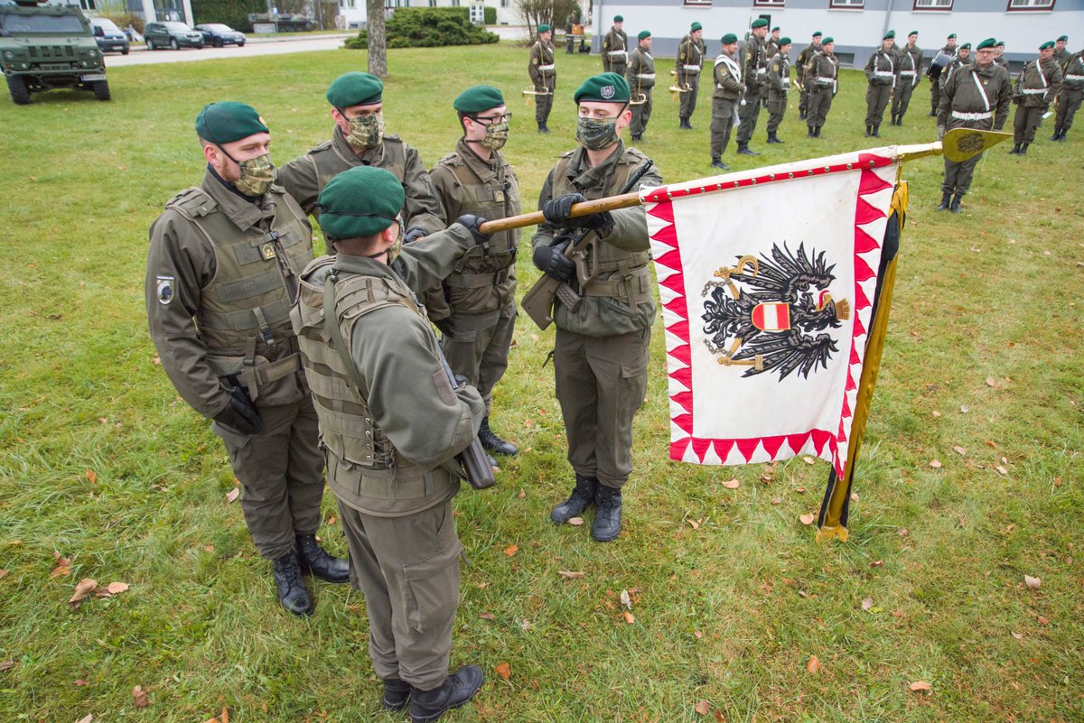 DritteV's tweet photo. Klein aber fein war heute die #Angelobung von 61 #Rekruten des #Stabsbataillon3 in der #Raabkaserne #Mautern.
#Bundesheer #3JgBrig #DritteVorwärts #DieDritte #StbB3 #DerLegionär https://t.co/seyH9mwUeQ