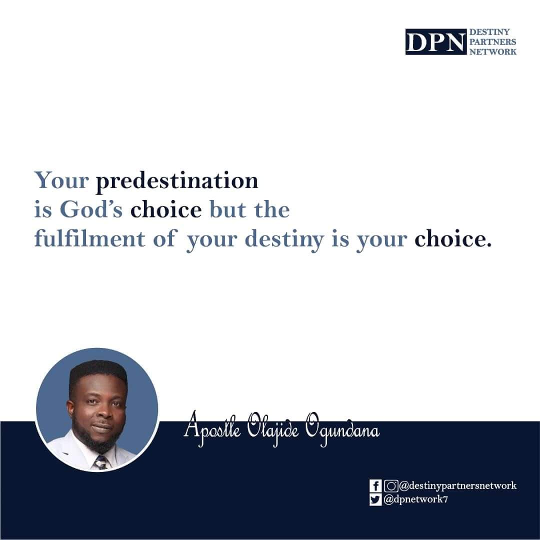 dpnetwork7's tweet image. The fulfillment of your purpose in life is your choice. #LivingIntentionally #WalkInWisdom
