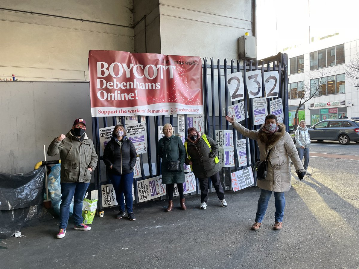 mulvanypeopleb1's tweet image. I went in to sit this morning with the mighty @Devilwearsdebe1 @DebenhamsStaff These workers have shown absolute determination to get exactly what they are owed #2plus2 it’s now in the hands of @MichealMartinTD to make sure that these #Workers are treated fairly. @pb4p #Fight