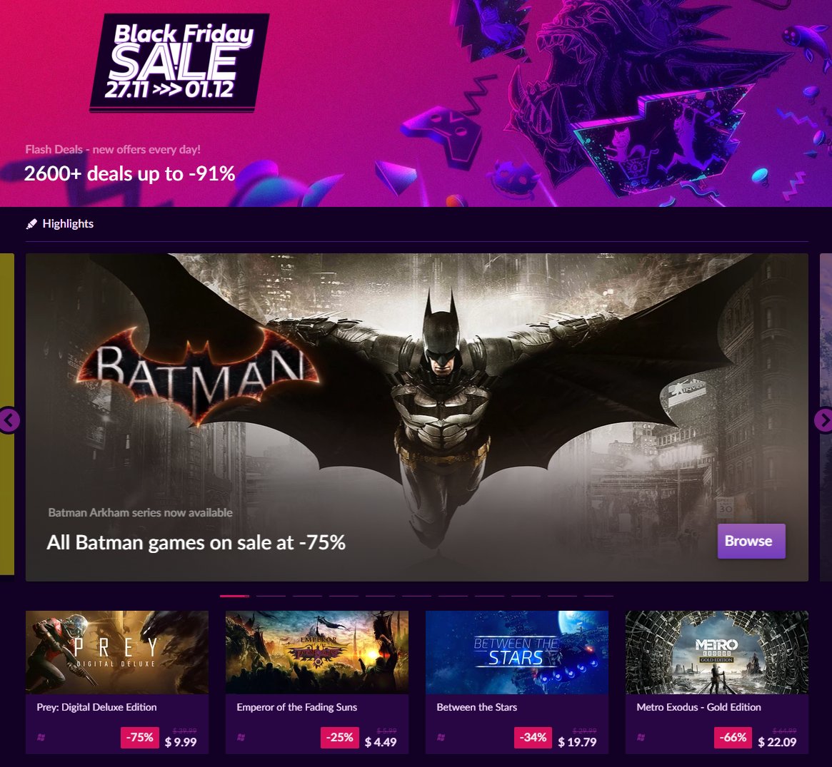 Wario64's tweet photo. GOG Black Friday sale https://t.co/gzGnfmSwbi https://t.co/k02eR6e9Cv