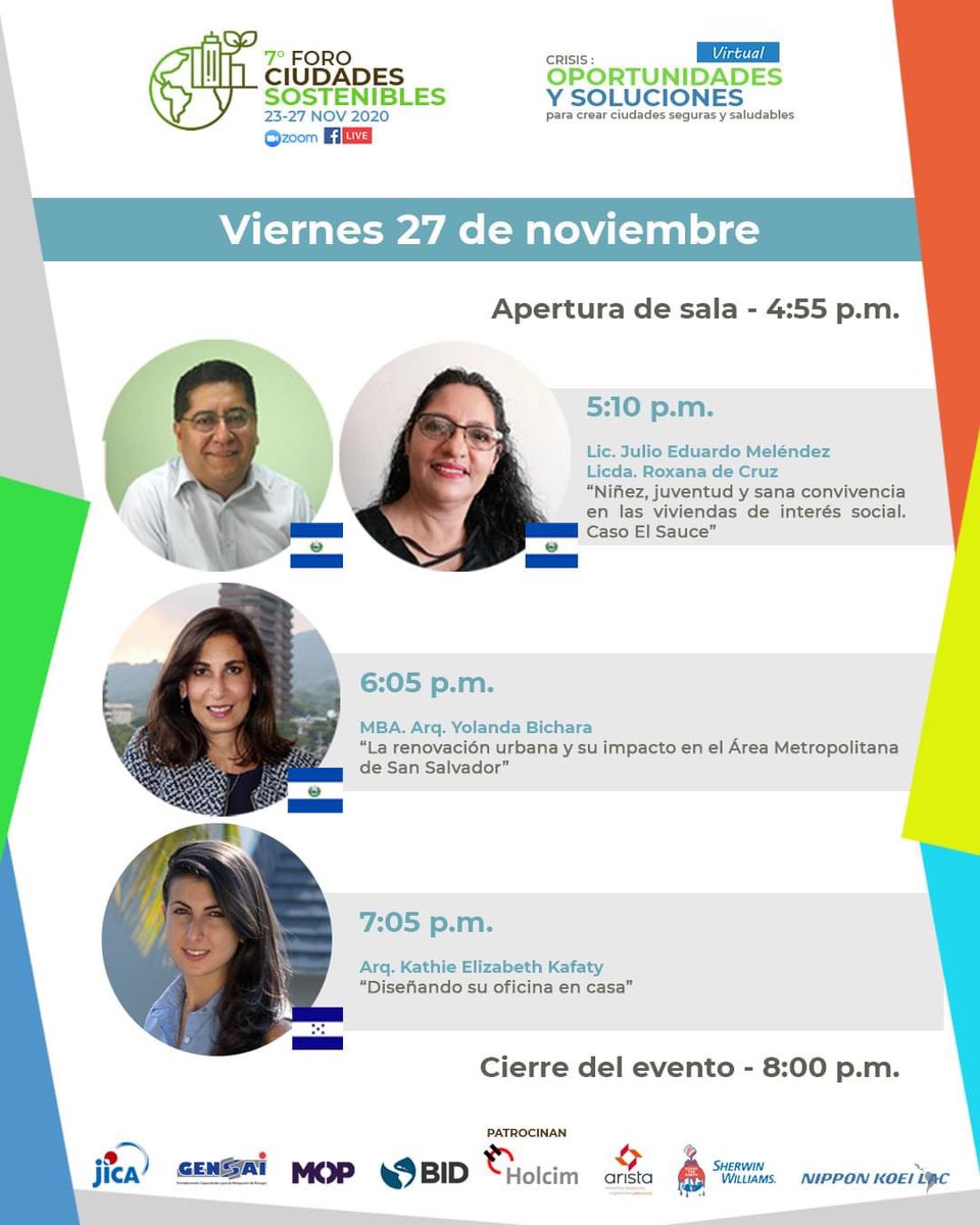 Te invitamos al cierre del 7* Foro de ciudades sostenibles no te lo puedes perder