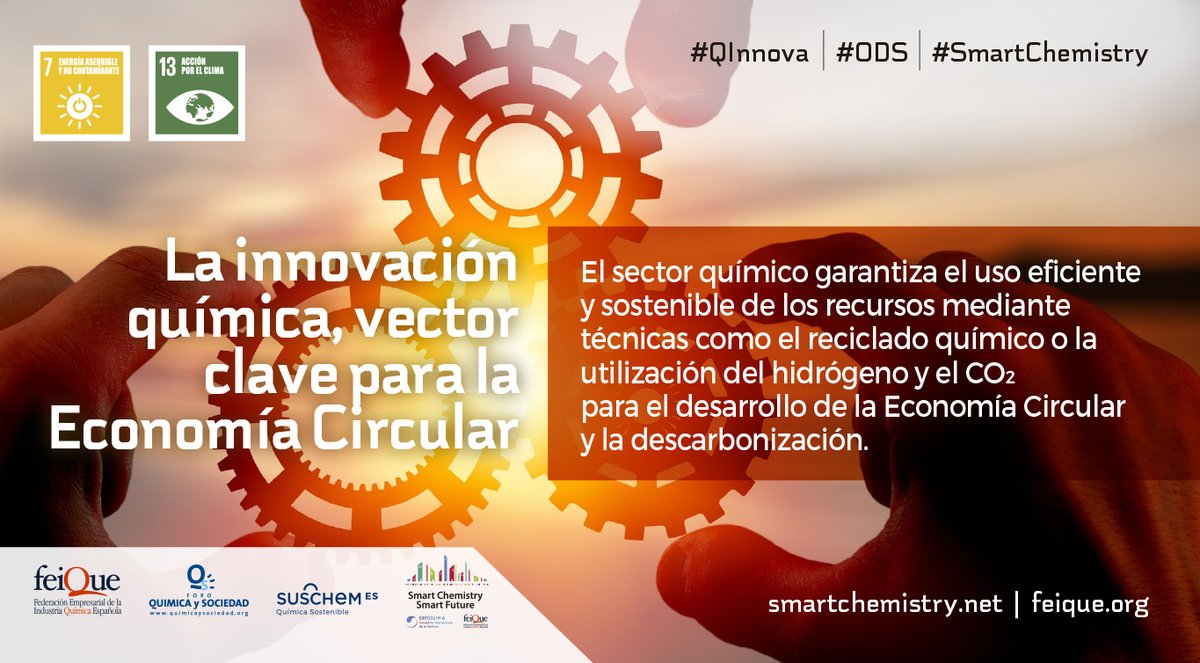 ForoQyS's tweet photo. El #sectorquímico garantiza el uso eficiente y sostenible de los recursos mediante técnicas como el #recicladoquímico, la utilización del #hidrógeno o la captura, almacenamiento y uso del #CO2 para conseguir una #EconomíaCircular y descarbonizada.
#SmartChemistry #QInnova #ODS https://t.co/N19a3k20pX