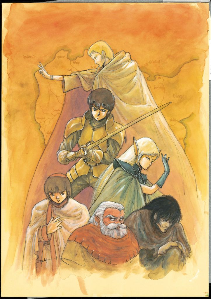 ロードス島戦記 灰色の魔女 ～出渕裕～販促非売品ポスター