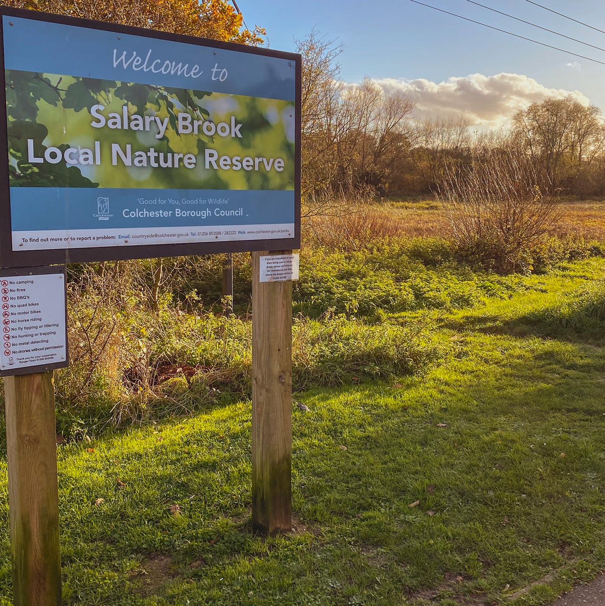 S is also for  #SalaryBrook. Another fantastic local nature reserve to explore, including fishing ponds, meadows, and a childrens play area.  #AtoZofLockdownColchesterThanks to  @vteamessex for the photos! https://www.visitcolchester.com/things-to-do/salary-brook-local-nature-reserve-p1190851