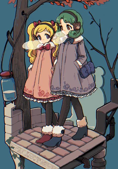 寒いねぇ。 