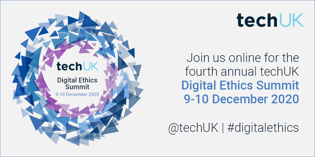 We're delighted to have @MSFTBusinessUK @Clifford_Chance @VisaNews and @SopraSteria_uk sponsoring the #DigitalEthics Summit 2020. We're looking forward to hearing their insights across the 9-10 December.
View the agenda and book your free place now https://t.co/FTKXA5VZsA https://t.co/bm6jmu0DKO