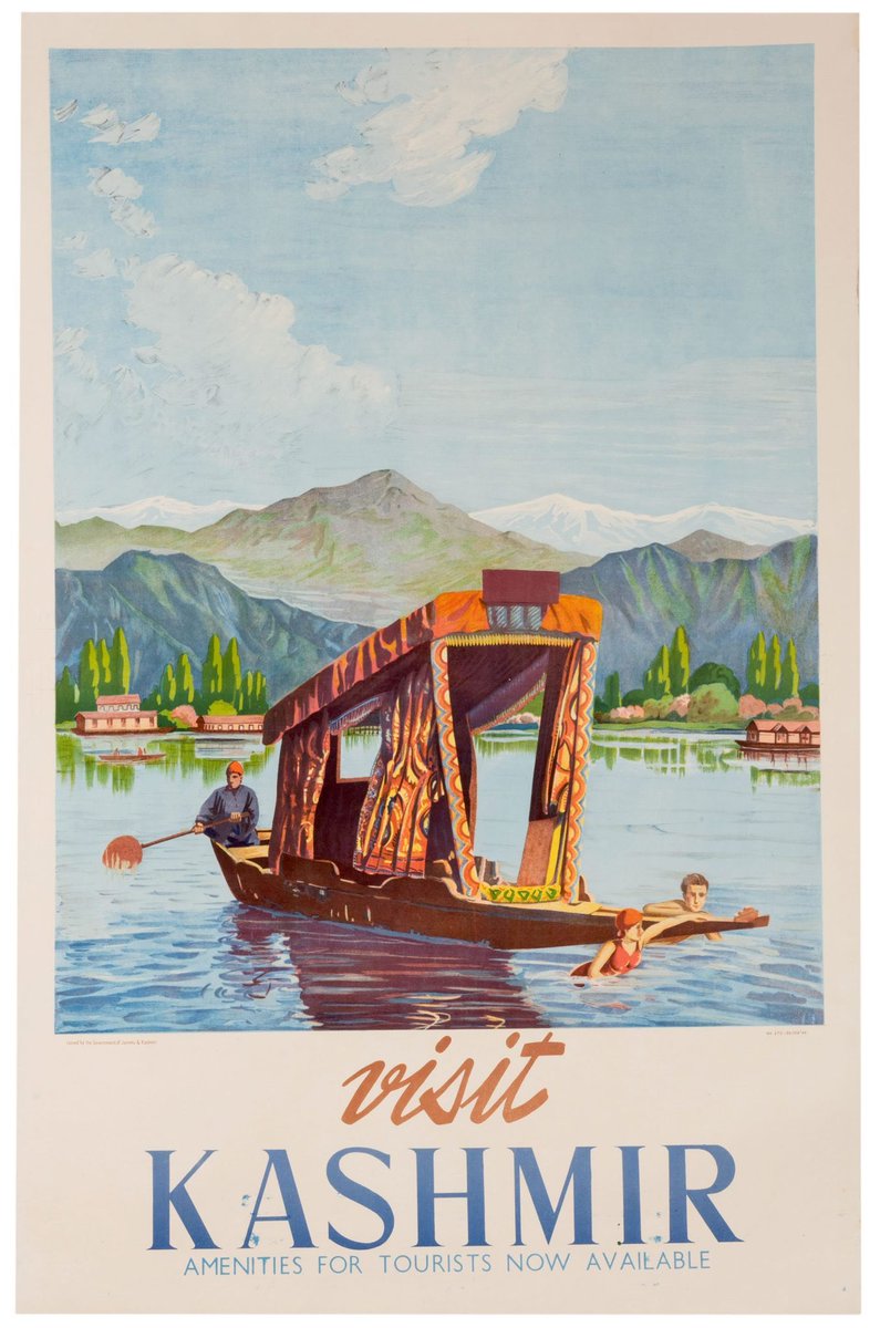 Vintage travel posters india