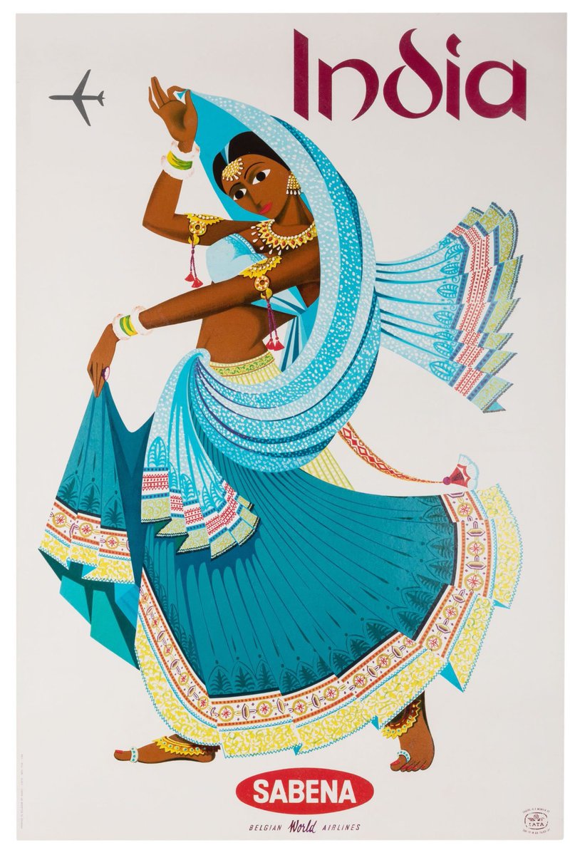 Vintage travel posters india