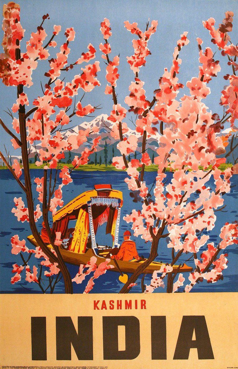 Vintage travel posters india