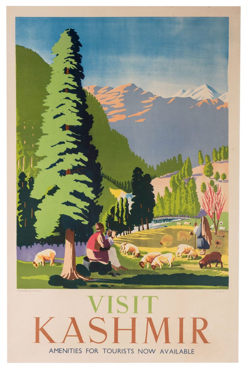 Vintage travel posters india