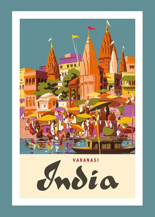 Vintage travel posters india
