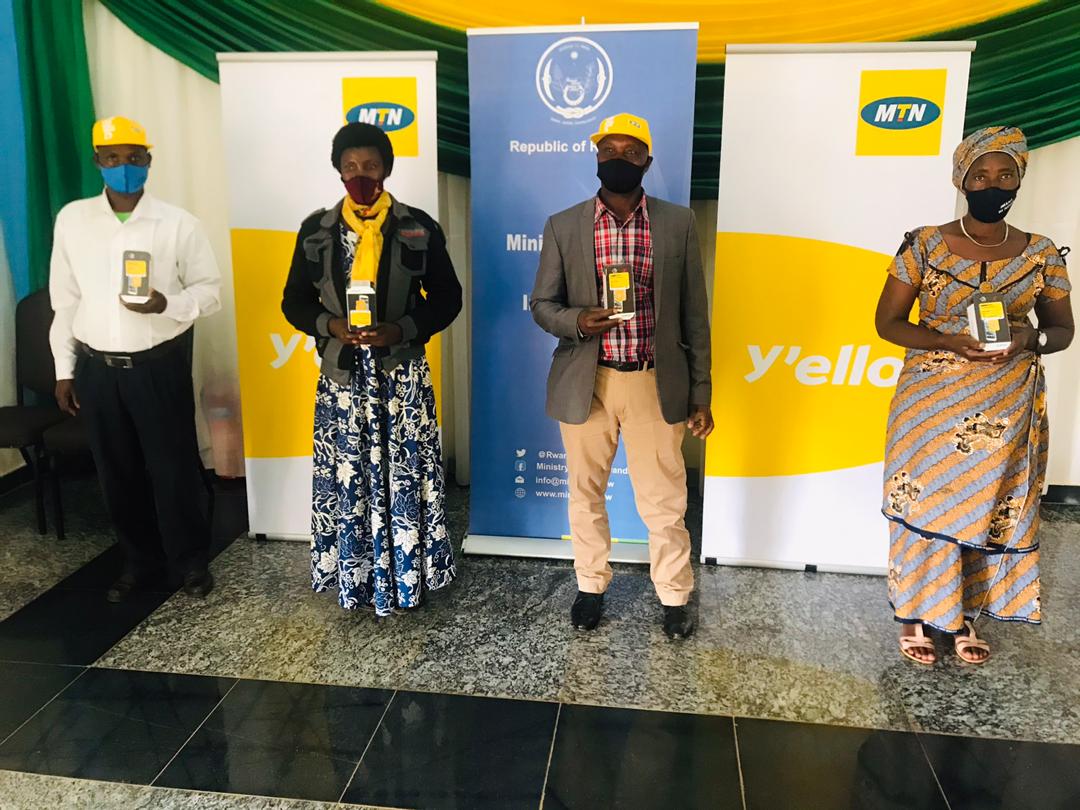 MTNRwanda's tweet photo. This afternoon we had the  #ConnectRwanda distribution in @GicumbiDistr where more smartphones have been handed to beneficiaries of National Council of Persons with Disabilities (NCPD). 

@RwandaICT.

We're #GoodTogether #Twizamukire https://t.co/Bp7ZR3VQCs