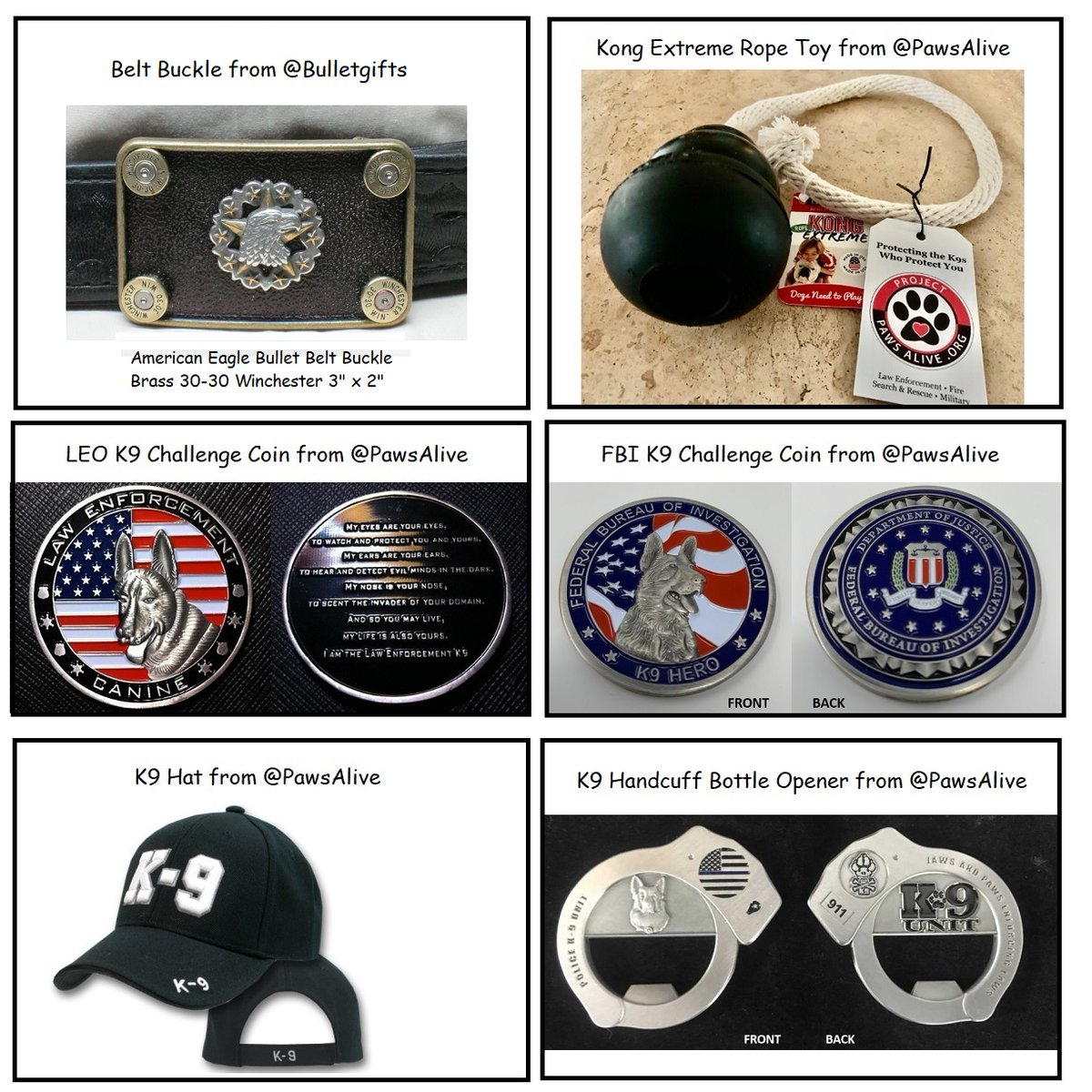 catmom_kathy's tweet image. 🚨K9 Fundraiser for @PawsAlive

Donate➡️ tinyurl.com/BGK9Raffle

To enter raffle

1⃣ Donate Nov 27 - Dec 12
2⃣ Follow @PawsAlive
3⃣ Like &amp;amp; Retweet this tweet
4⃣ Message copy of receipt to @bulletgifts

1 entry for every $10 donation

Winners announced Dec 14

#K9ArmyStrong #K9