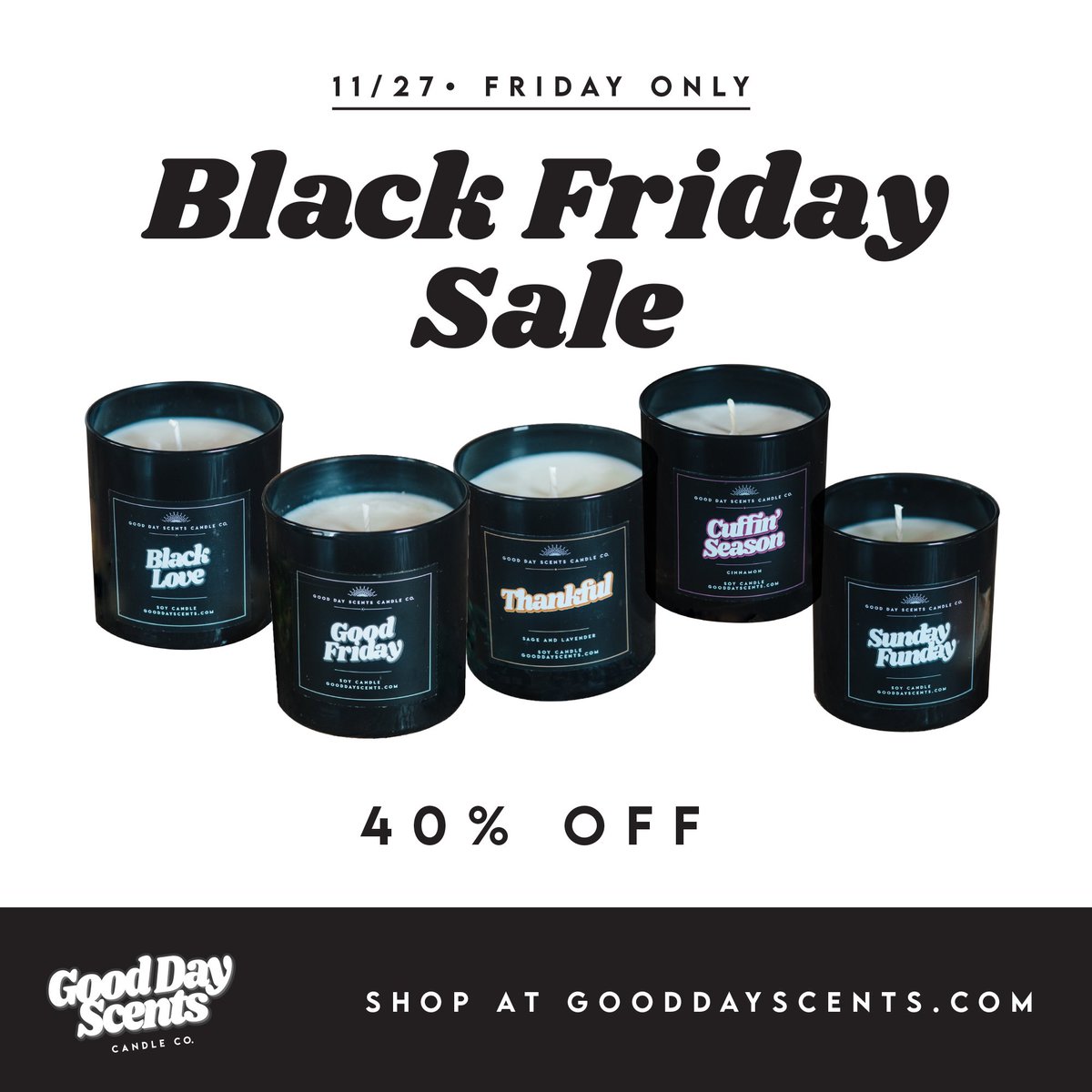 GoodDayScents's tweet photo. All candles 40% off at https://t.co/UMeg0z3eyC
Have A Good Day!!π―π―π― https://t.co/v1o5OVh5vq