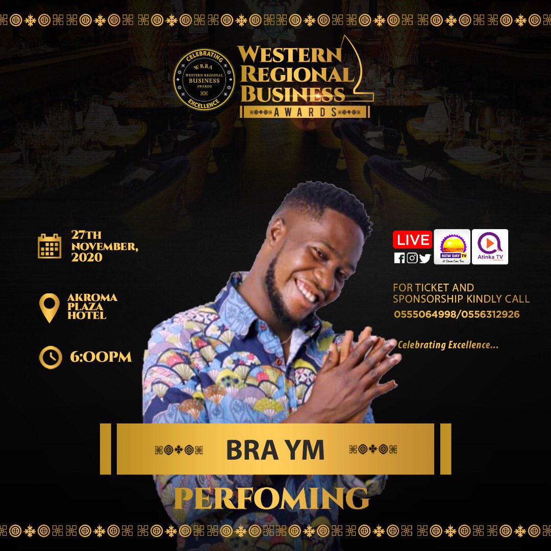 braym21's tweet photo. Meet Me TONIGHT🔥 AT AKROMA PLAZA @Western Regional Business Awards🎖
#BraYM #YMNation https://t.co/z7H5YDFZCY