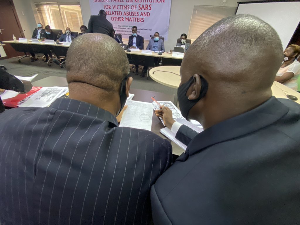 15:30 The press reports of her husband’s killing, as well as hospital and autopsy reports have been presented to the panel. Documents have been admitted into evidence without objections.