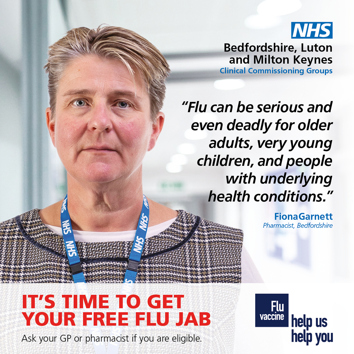 From the 1 December GP Practices and pharmacies will start to offer flu vaccination appointments to 50-64 year olds.

If you are in this group please wait to be contacted by your GP Practice or contact your local pharmacy.

More information➡️ blmkccg.nhs.uk/your-health/se…