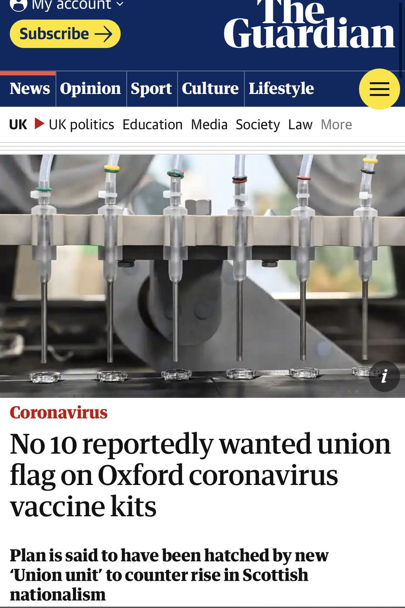 Imagine trying to politicise the pandemic or use it as a platform for anti-Independence 🤣 #indyref2 #ToryHypocrites