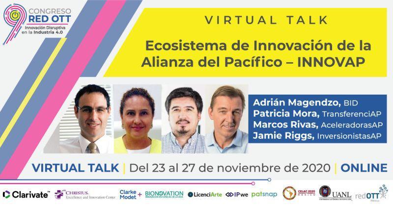 CG_Ventures's tweet photo. Hoy nuestro Managing Director @jamriggs participará en panel de #InnovAP en el contexto de la @RedOTTMx. Revisa el programa e inscríbete al webinar en https://t.co/GolILmUDbE https://t.co/v3wCh3yaOe