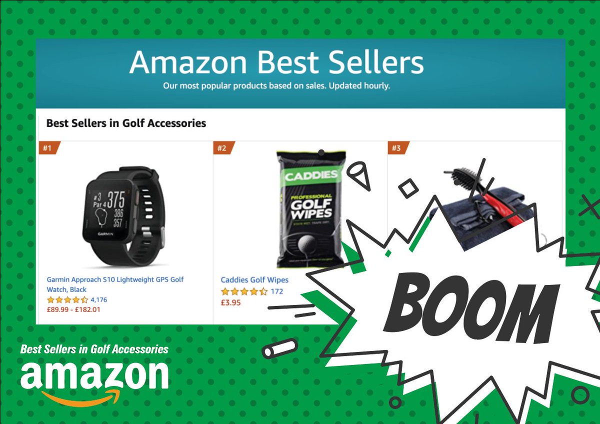 💥⭐️🥈BOOM! We've hit No. 2 for Golf Accessories on <a href="/AmazonUK/">Amazon.co.uk</a>. Who wants a <a href="/GarminGolf/">Garmin Golf</a> watch anyway?! 🤣 Thanks to all the Cadets out there cleaning up their game with Caddies. 🥈⭐️💥 #cleanyourequipment #cleanupyourgame