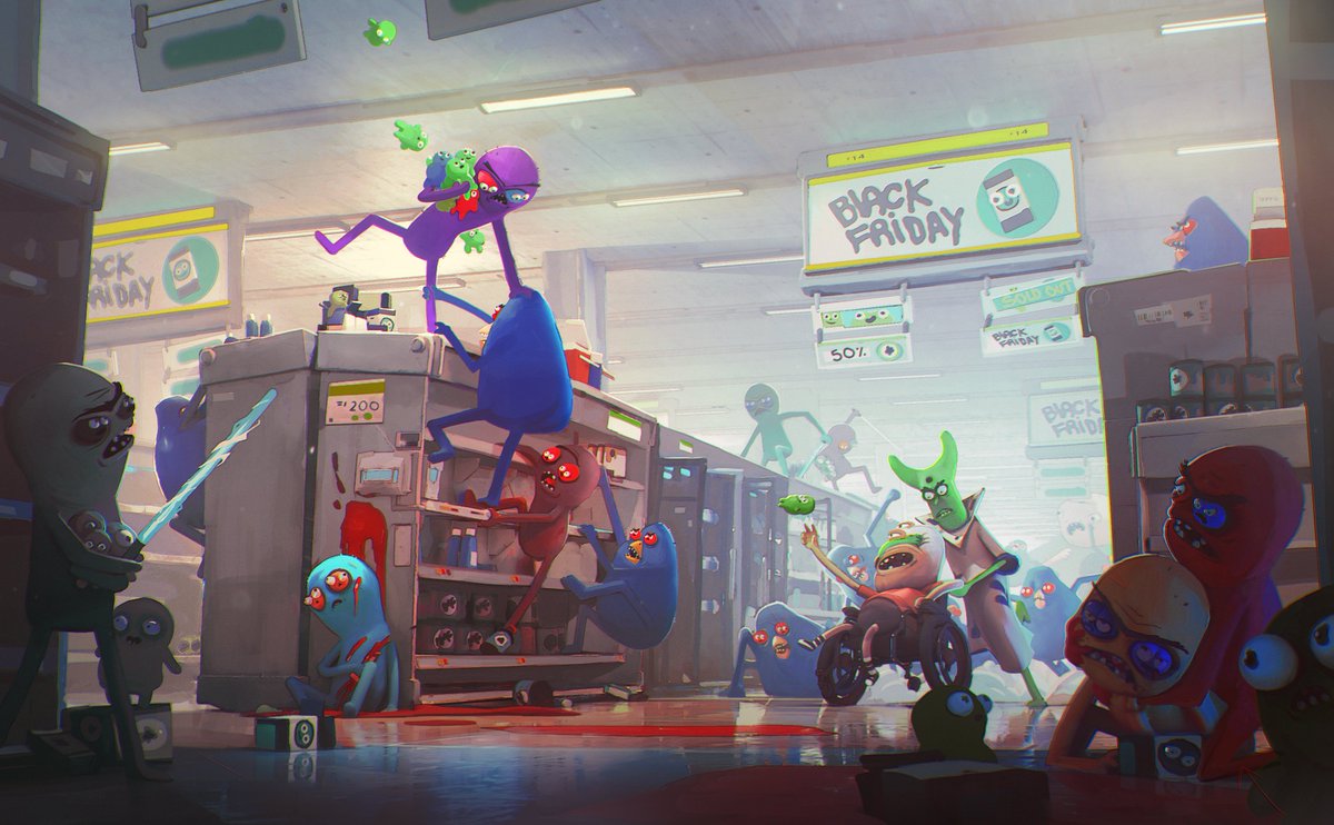 TroverGame's tweet photo. Happy Black Friday everyone! Don't kill anyone! https://t.co/FQv19aAgIZ