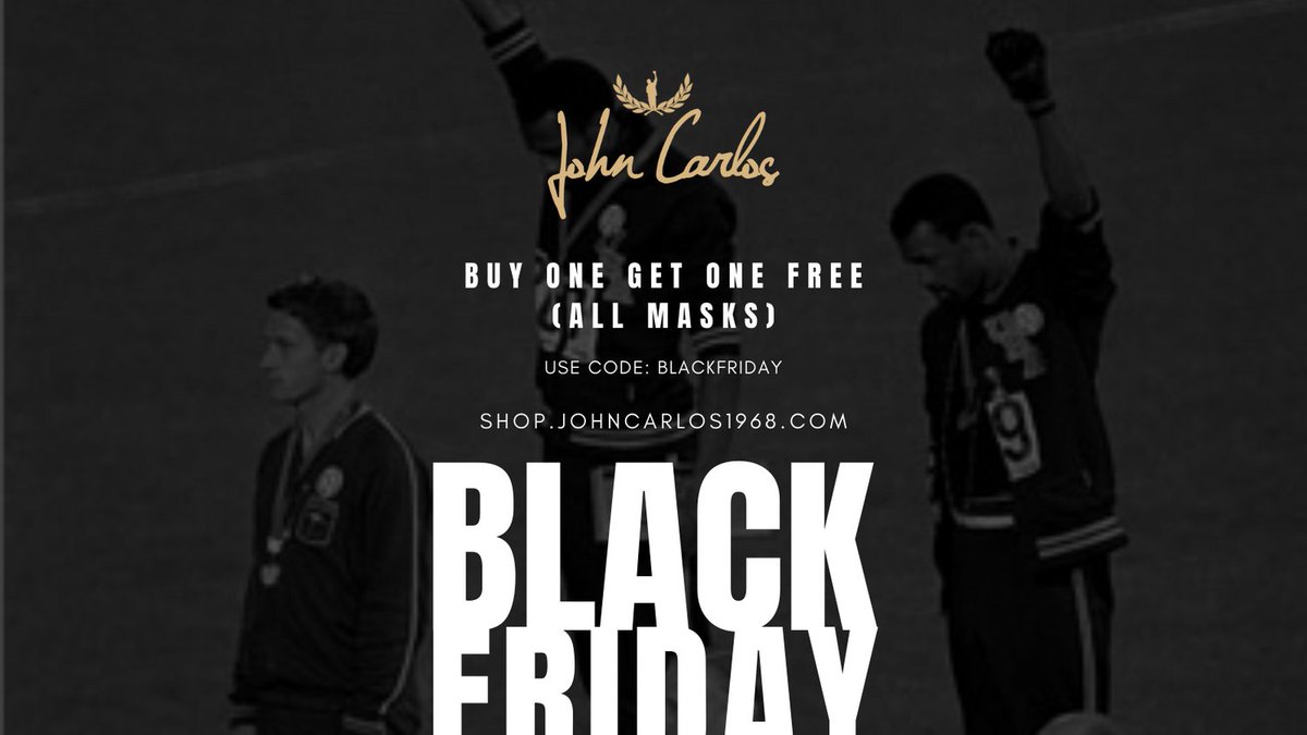 SHOP OUR BLACK FRIDAY SALE!  BUY ONE GET ONE FREE! ALL MASKS! USE CODE: BLACKFRIDAY
shop.johncarlos1968.com