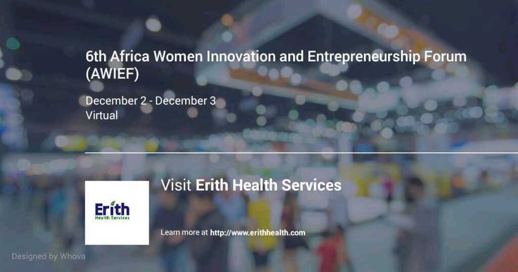 ErithHealth's tweet photo. Come to visit our booth at 6th Africa Women Innovation and Entrepreneurship Forum (AWIEF) and check out our amazing offers. #awieforum #AWIEF2020 #AWIEFAwards #APOMediaAward via Whova event app
https://t.co/X0QG0aiVuX https://t.co/vBLADdcqFa