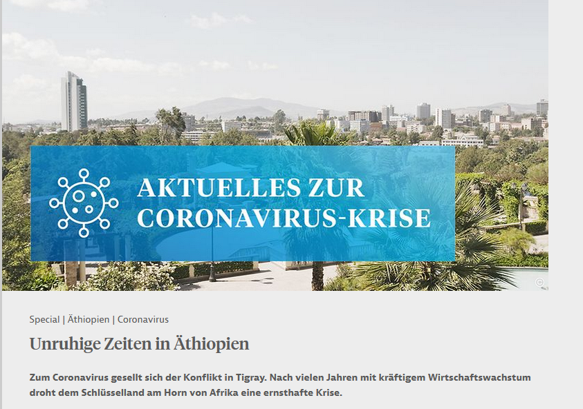 Für #Äthiopien sind schwierige Zeiten angebrochen. Durch die #Corona|pandemie stehen die Zeichen für 2020 auf #Rezession und der Konflikt um die Region Tigray führt zu politischer #Instabilität https://t.co/6fcKi0STgf https://t.co/jmEPWSweoO