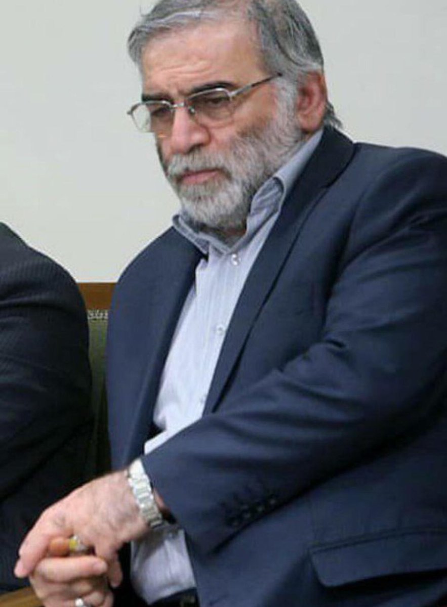 محسن فخر زادة
قائد النووي العسكري الايراني
وقائد بالحرس الثوري
الذي تم اغتياله اليوم
يعني طار سليماني اخر  
ولم تثأر ايران للاول 
حتى تثأر للثاني 
Don't talk, just act
Don't say, just show
 Don't promise, just prove 
#نيران_ايران